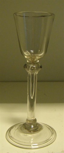 Lot 102 - An 18th century wine glass