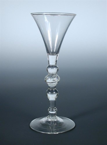 Lot 103 - An 18th century wine glass