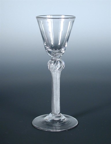 Lot 112 - An 18th century air twist wine