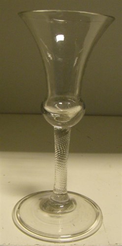 Lot 113 - An 18th century wine glass