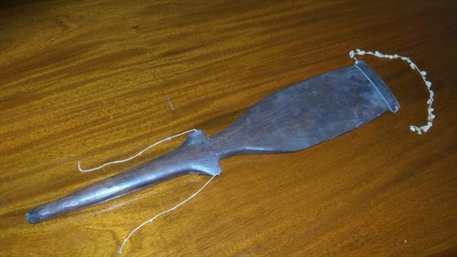Lot 592 - A South Seas paddle, possibly Fijian