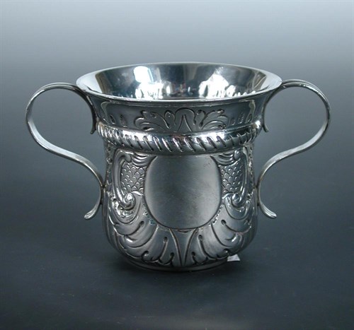 Lot 286 - A small late 17th century style two handled cup