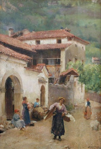 Lot 468 - Henry Woods, RA (British, 1846-1921)
