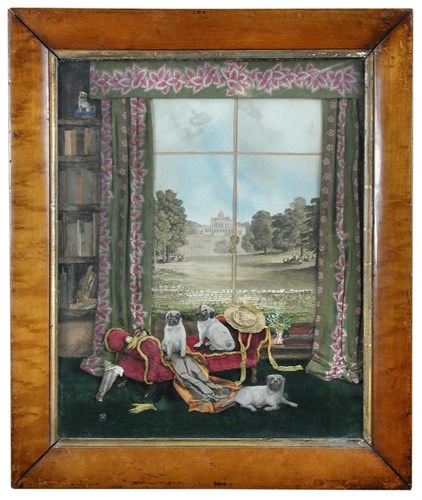 Lot 533 - A framed montage of Stoke Poges