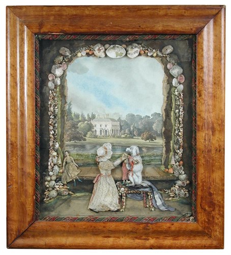 Lot 534 - A framed montage of Elvills