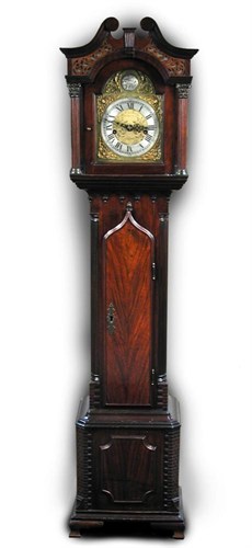 Lot 633 - Coates, Horncastle, a mahogany 'Grandmother' longcase clock of small proportions
