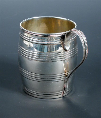 Lot 275 - A George III silver Christening mug