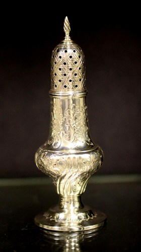 Lot 249 - A Victorian silver pepper caster