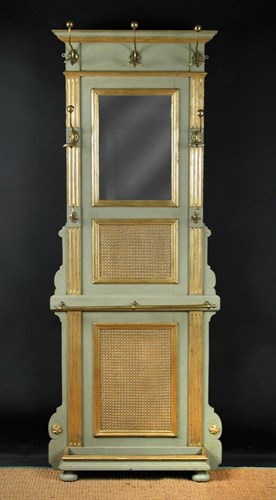 Lot 745 - A French painted hall stand