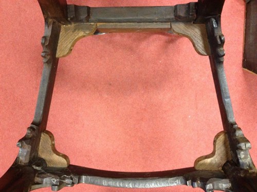 Lot 687 - An 18th century mahogany dining chair, circa 1770