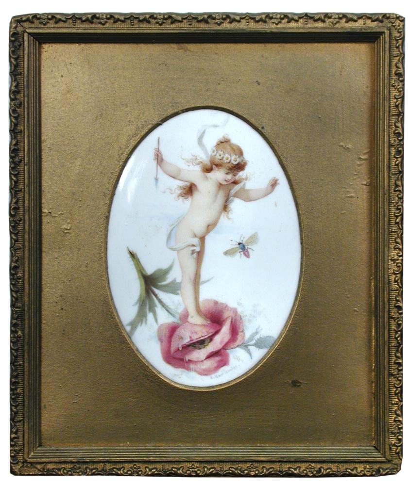 ∇花∇19世紀 オールドミントン/MINTON 1862 1871年 色絵金彩薔薇文