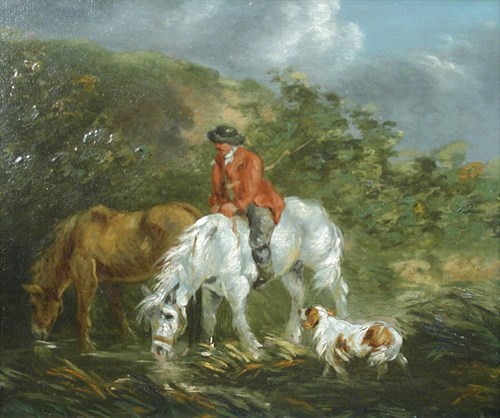 Lot 412 - Attributed to George Morland (British, 1763-1804)