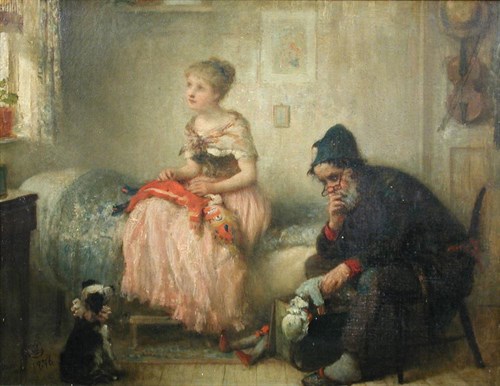 Lot 456 - Alberto Ludovici, Senior (British, 1820-1894)