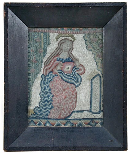 Lot 615 - A late 17th/early 18th century needlework picture