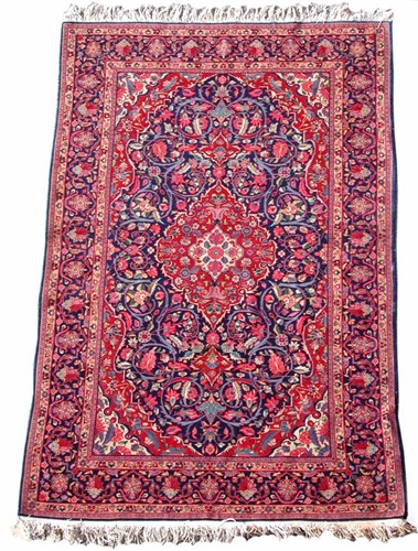 Lot 764 - A pair of Kashan rugs, circa 1930 (2)