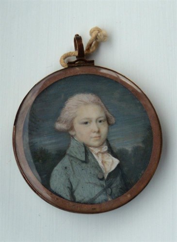 Lot 570 - An 18th century portrait miniature, possibly European