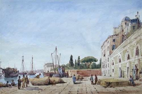 Lot 456 - Gabriel Carelli (Italian, 1821-1900)