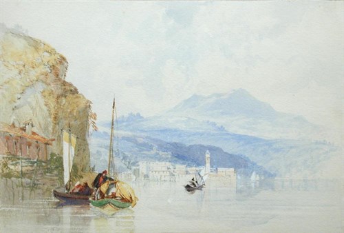 Lot 466 - Thomas Miles Richardson the Younger, RSA, RWS (British, 1813-1890)