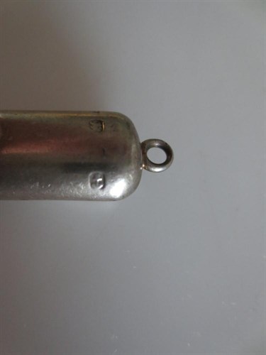 Lot 399 - A group of twelve miniature silver whistles