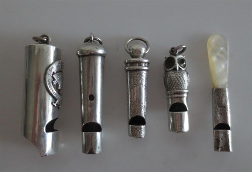 Lot 401 - A large cylindrical whistle