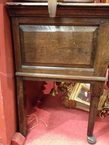 Lot 827 - A George III oak dresser base, circa 1770