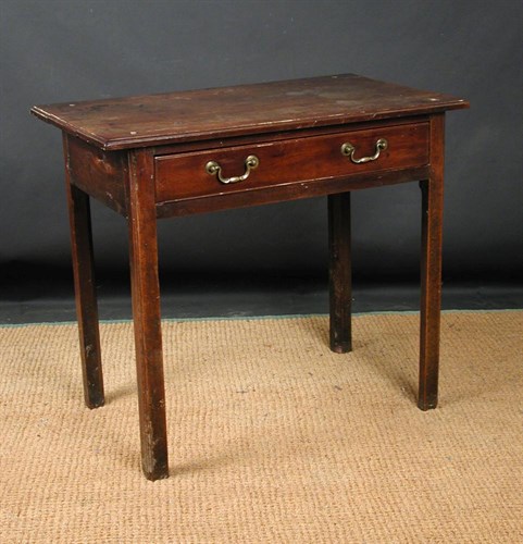 Lot 843 - A George III fruitwood side table