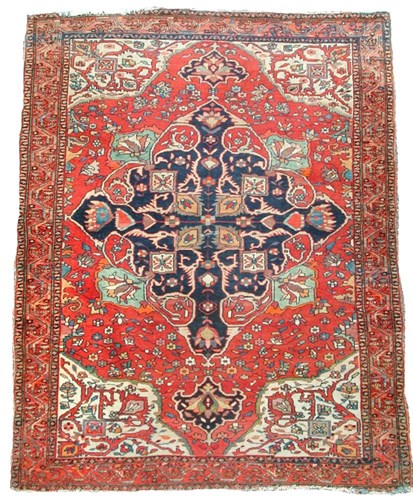 Lot 943 - A Saruk Persian rug