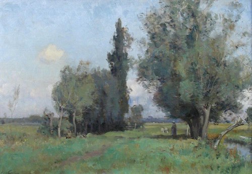 Lot 555 - Sir Ernest Albert Waterlow, RA, PRWS (British, 1850-1919)