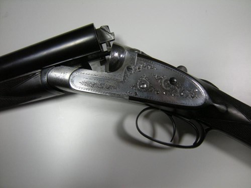 Lot 643 - Army and Navy, a 12 bore sidelock non-ejector gun, No. 24064