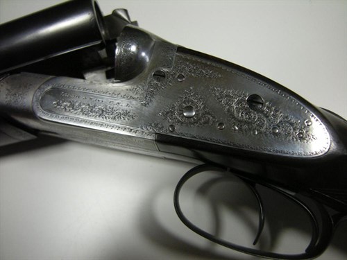 Lot 643 - Army and Navy, a 12 bore sidelock non-ejector gun, No. 24064