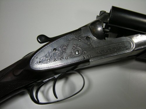 Lot 643 - Army and Navy, a 12 bore sidelock non-ejector gun, No. 24064