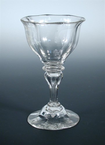 Lot 98 - A mid 18th century sweetmeat glass